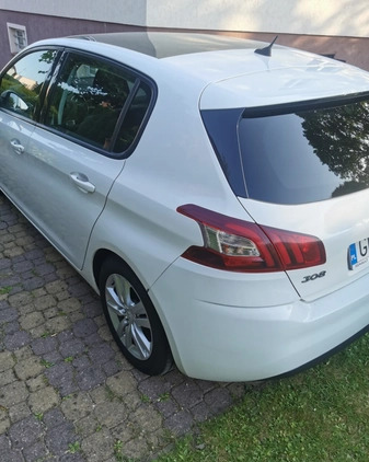 Peugeot 308 cena 25700 przebieg: 230000, rok produkcji 2014 z Kościerzyna małe 232